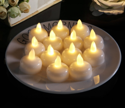 12Pcs LED Tea Lights Flameless Candles